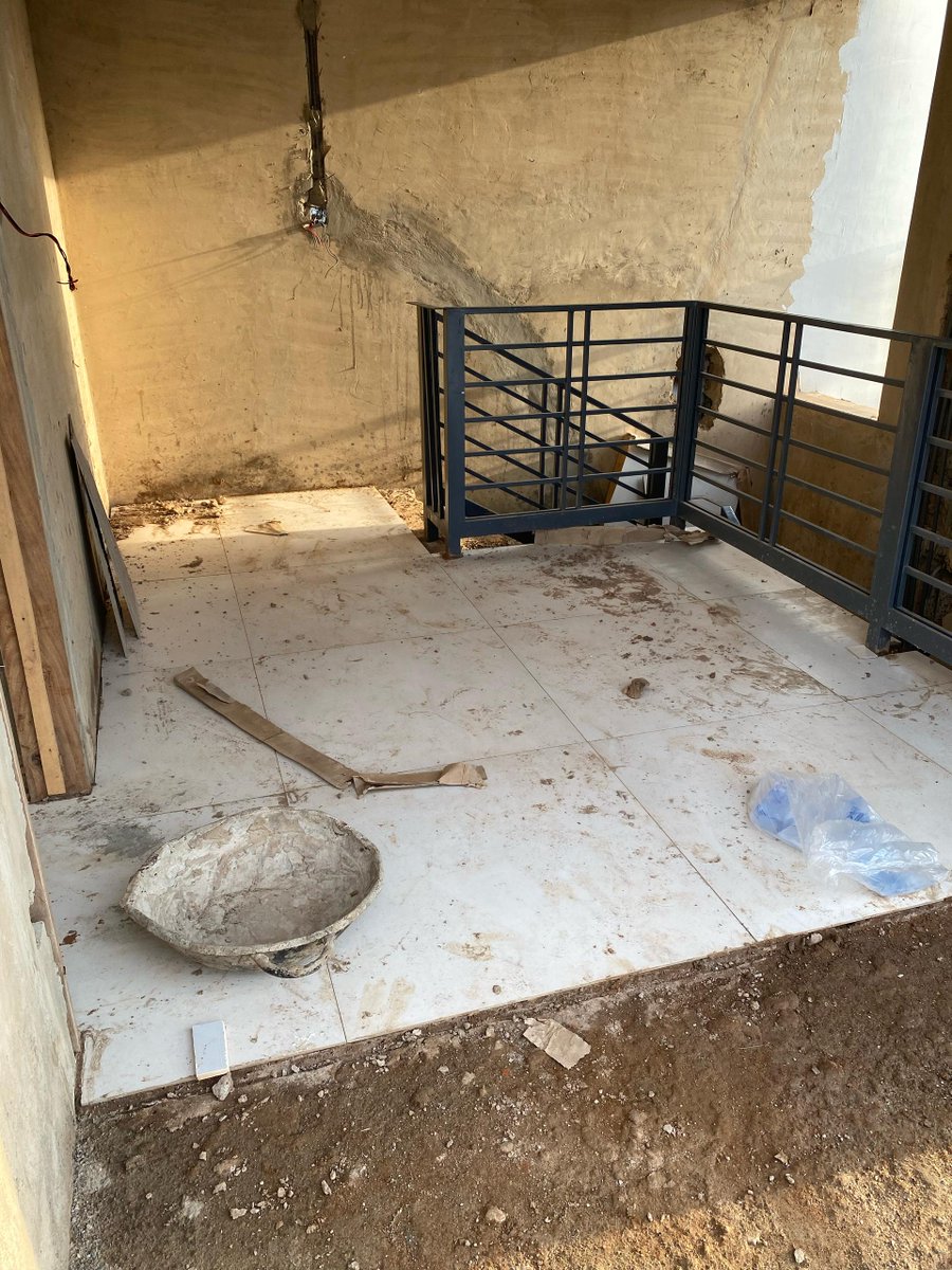 BraKhem's tweet photo. Getting balcony tile works done on this 4Bedroom unit for an off plan payment client #BuildingOntrust #RealEstate https://t.co/KHzRDEco2g