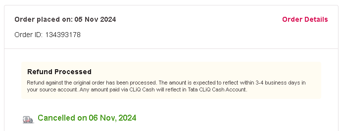 mflying79's tweet photo. @TataCLiQCare  Any specific reason, 7 out of 8 orders placed over last 1 year have been cancelled? Don't get into excuses of address, or quality check etc, as the same stuff ordered from another account got delivered at the same address. https://t.co/oaqYbYICnm