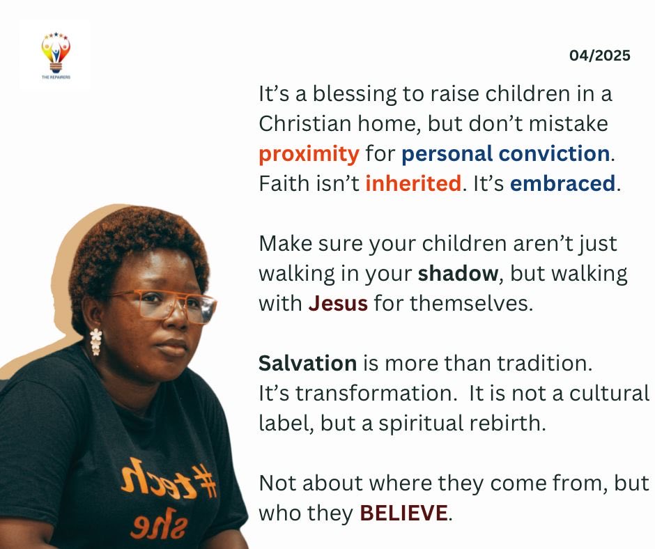 D_Repairer's tweet photo. Help them move from knowing about God
to walking with Him.

#parentingtips 
#parenting 
#faith https://t.co/VF1rogJFRW