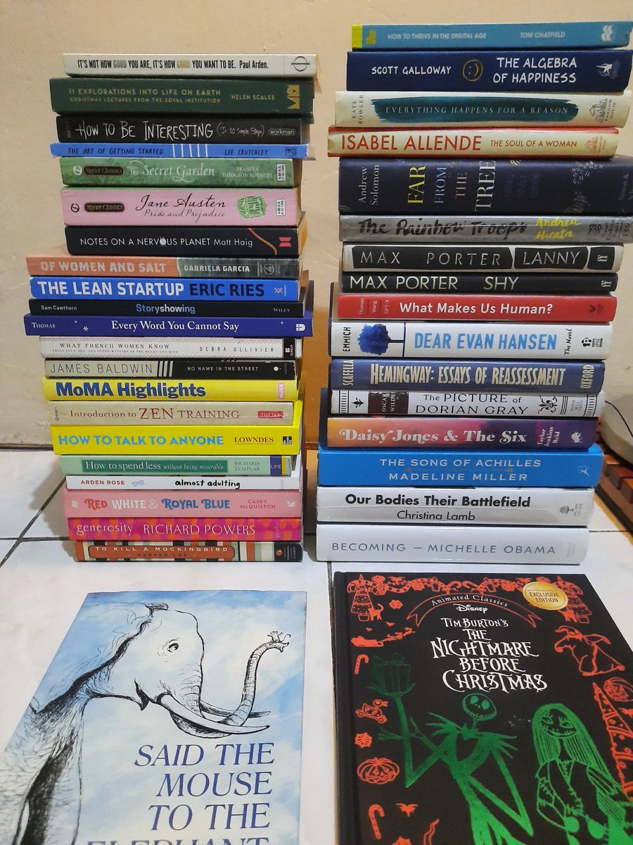 mhdiskdr's tweet photo. please help retweet.

hello, karena aku lagi butuh uang please bantuin aku habisin jualan buku aku ya. semua buku dijamin ori. pengiriman dari tangerang, yg mau tanya2 bisa dm aku. untuk detail dan harganya bisa cek thread di bawah ya. terima kasih banyak. https://t.co/arIMPLPShB