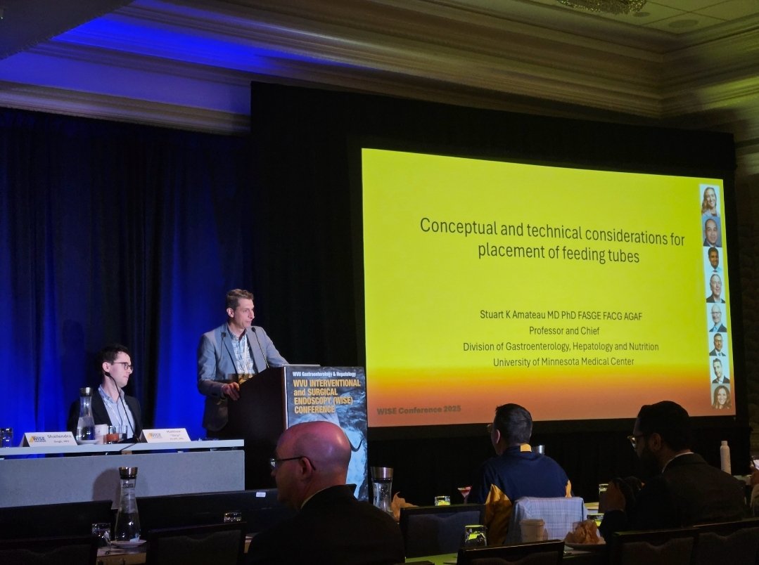 Himsikhar Khataniar (@himsikhar1) on Twitter photo Star-studded lineup at the WISE Conference by <a href="/WVU_GI/">WVU GI Fellowship</a> !
Kicking off the morning strong with an insightful talk on feeding tubes by <a href="/StuartKAmateau/">Stuart K. Amateau, MD PhD</a> !
<a href="/BilalMohammadMD/">Mohammad Bilal, MD</a> <a href="/NikhilKumtaMD/">Nikhil Kumta, MD, MS</a> <a href="/shailsingh/">Shailendra Singh</a> <a href="/mathewkraft/">mathew kraft</a> <a href="/ShyamTMD/">Shyam Thakkar, MD</a> Star-studded lineup at the WISE Conference by <a href="/WVU_GI/">WVU GI Fellowship</a> !
Kicking off the morning strong with an insightful talk on feeding tubes by <a href="/StuartKAmateau/">Stuart K. Amateau, MD PhD</a> !
<a href="/BilalMohammadMD/">Mohammad Bilal, MD</a> <a href="/NikhilKumtaMD/">Nikhil Kumta, MD, MS</a> <a href="/shailsingh/">Shailendra Singh</a> <a href="/mathewkraft/">mathew kraft</a> <a href="/ShyamTMD/">Shyam Thakkar, MD</a>