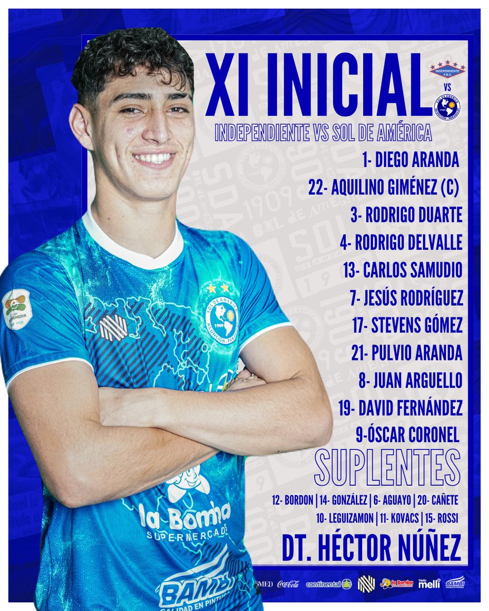 Intermedia APF | 2025 | Fecha 3 🏆

✅ Equipo confirmado para enfrentar a Independiente de Campo Grande. 

¡Arriba, Danzarines! 👊

#VamosSol ☀️