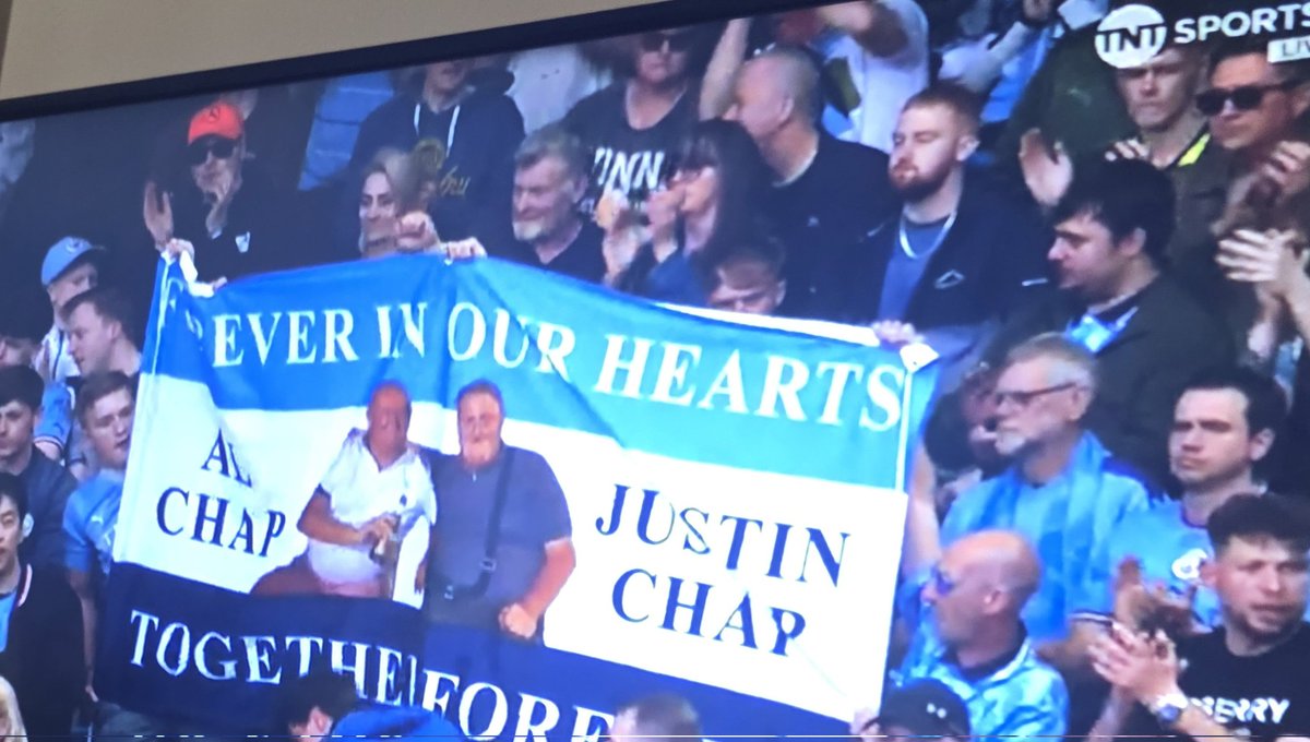 Come on city !!!! .... Great coverage and respects paid by TNT Sports for Al and Justin.