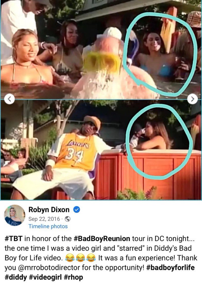 MadBeefs's tweet photo. Robyn Dixon in a Diddy music video #RHOP https://t.co/sERuJRBf0z