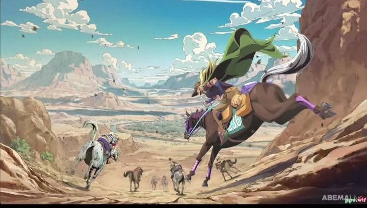 yess_limit's tweet photo. STEEL BALL RUN 

#Caedetucaballo https://t.co/3S1GFn2pED