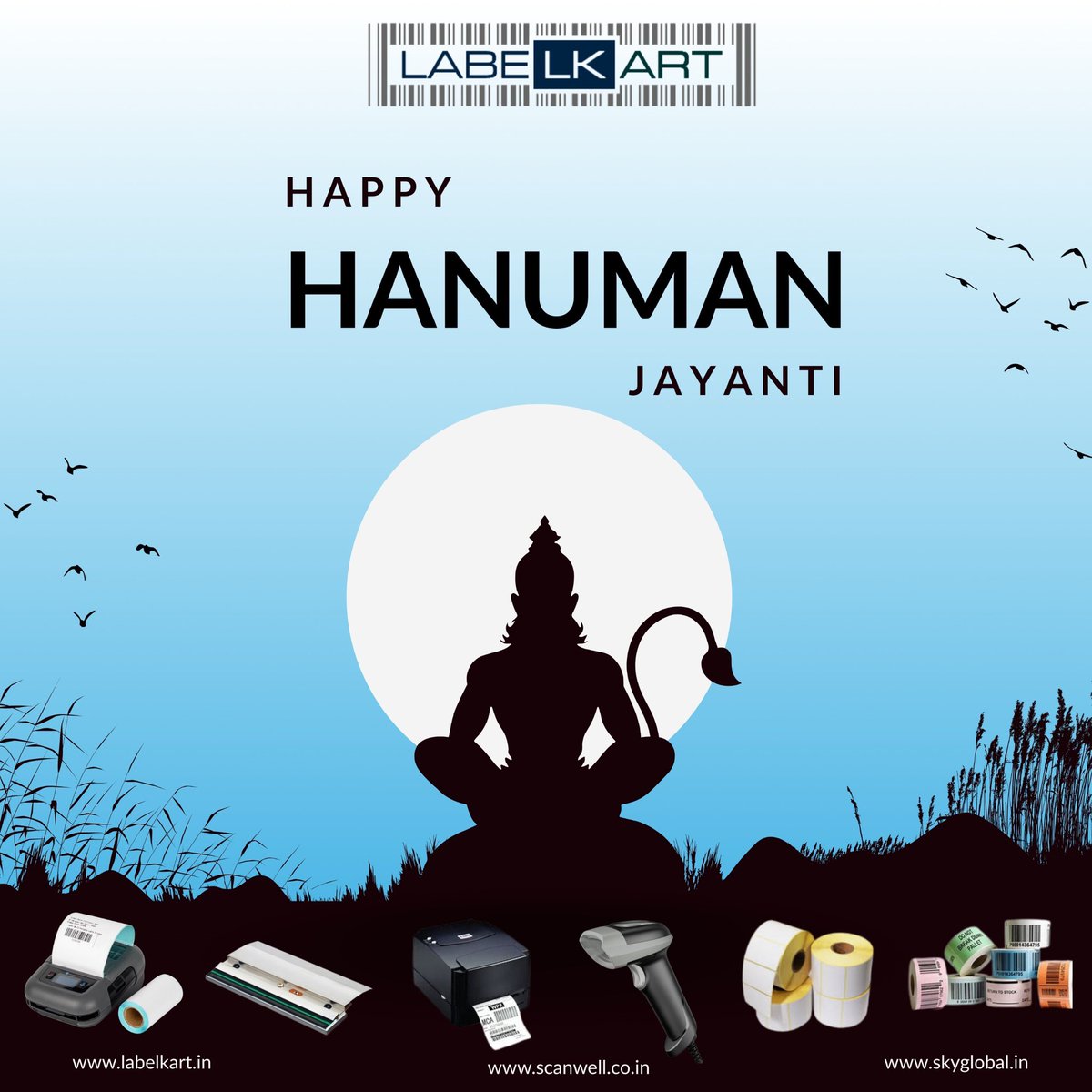 labelkart's tweet photo. Wishing you a Hanuman Jayanti filled with devotion, positivity, and divine blessings.✨🙏🏼

#Skyglobal #skyglobalpvtltd #Labelkart #scanwell #aidc #hanumanjayanthi #hanuman #hanumanji #hanumanjayanti #hanumanchalisa #jaihanuman #lordhanuman #bajrangbali #jaishreeram #hanumantemple https://t.co/7esVs5uWDL