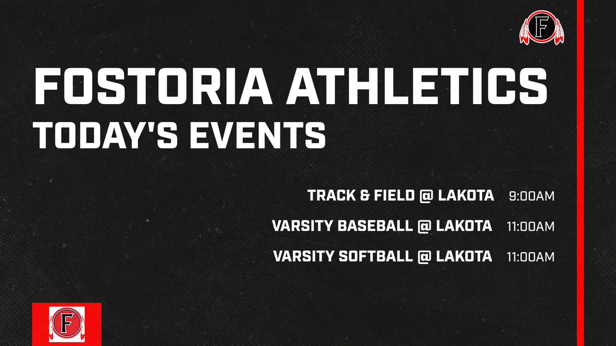 RedmenRundown's tweet photo. Mother Nature says let them play!! 🌞😎
Catch three teams at one location today! Good luck FHS athletes and coaches at Lakota today! https://t.co/XyiFh43BfC