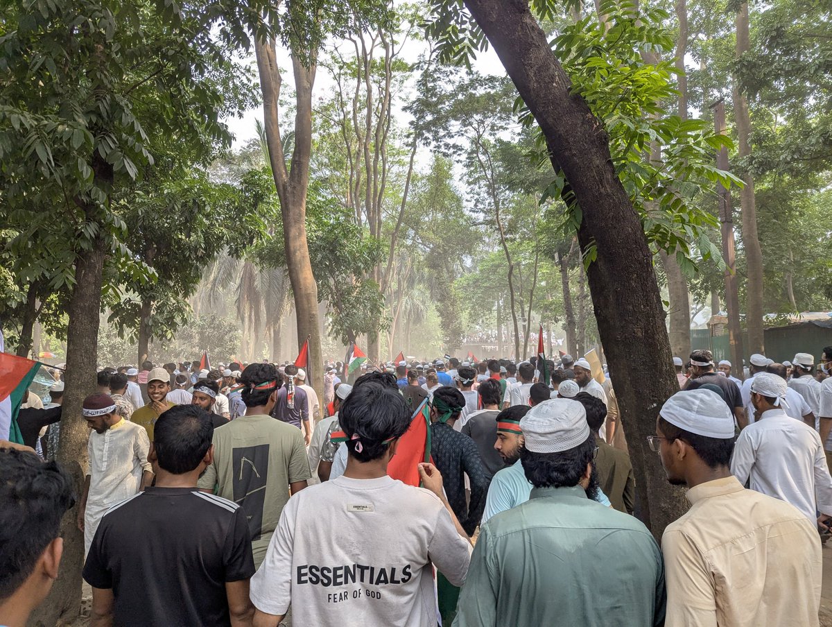 techmonju's tweet image. The &quot;March for Gaza&quot; programme concluded this afternoon at Suhrawardy Udyan in Dhaka with a declaration in solidarity with the Palestinian people and demand for action against Israeli aggression.
#FreePalestine #Gaza #marchforpalestine #dhaka  #StopGenocideInGaza