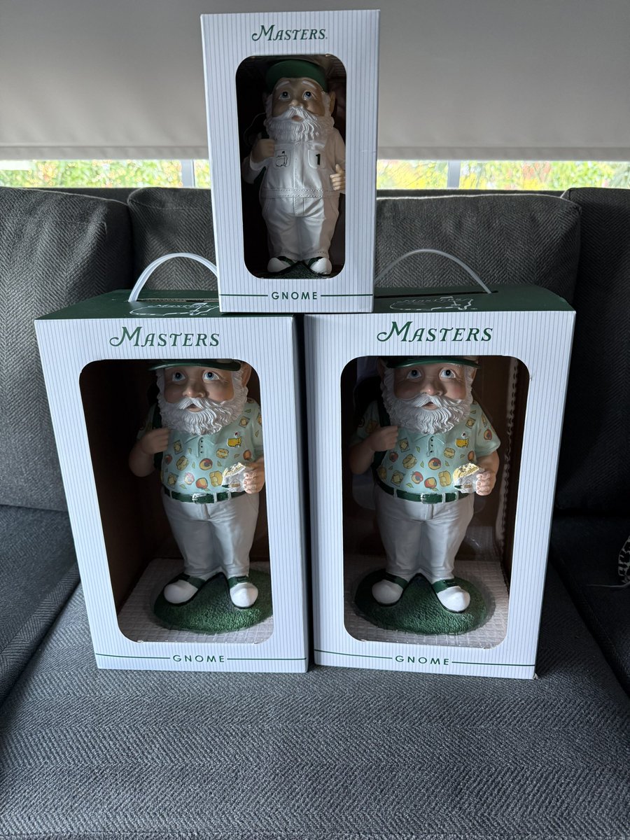 What can I say……..💚💚💚 #TheMasters #MastersGnome 🌼🌺🌸