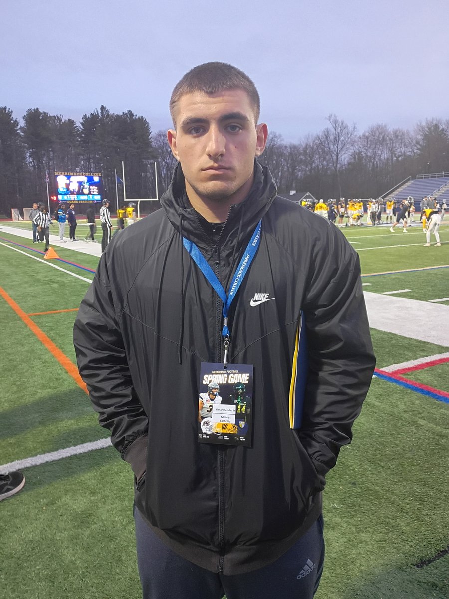 Omar Mendez Jr (@omarm15gg) on Twitter photo I had a great time at <a href="/Merrimack_FB/">Merrimack Football</a>. <a href="/JaredSmithFB/">Jared Smith</a> Thank you for giving me the chance to get an inside look at the program and seeing the values that drive the team. It was a great experience. <a href="/CoachGennettiMC/">Mike Gennetti</a> <a href="/CoachNG_STP/">Coach Nick Giannatasio</a> I had a great time at <a href="/Merrimack_FB/">Merrimack Football</a>. <a href="/JaredSmithFB/">Jared Smith</a> Thank you for giving me the chance to get an inside look at the program and seeing the values that drive the team. It was a great experience. <a href="/CoachGennettiMC/">Mike Gennetti</a> <a href="/CoachNG_STP/">Coach Nick Giannatasio</a>