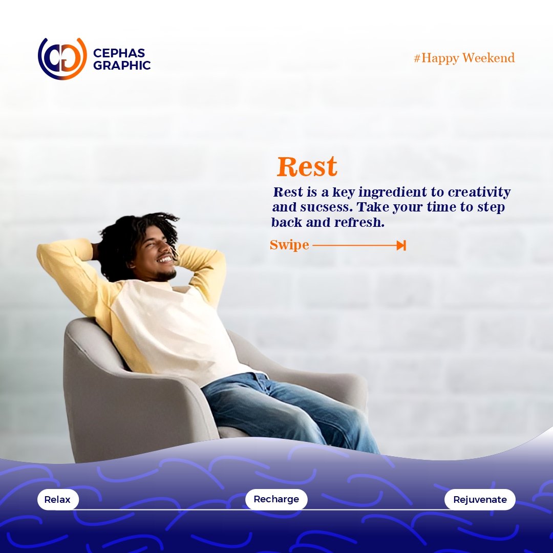 Cephas_design's tweet photo. Happy weekend ๐๐ฅณ๐
#HappyWeekend #LogoDesign #FlyerDesign #BrandIdentityDesign #GraphicDesigns #Cephasgraphix https://t.co/zreMThqP4S