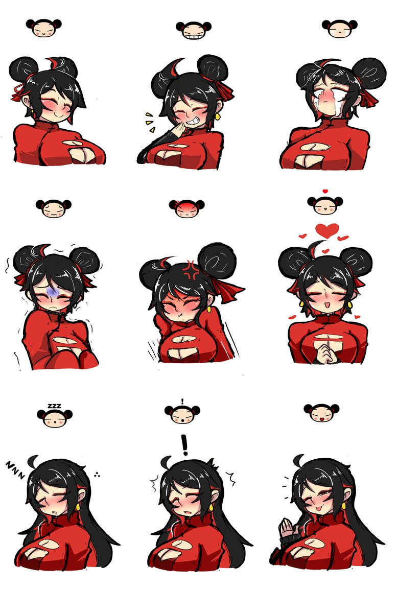 Sketch 4 12
I drew some Pucca's expressions