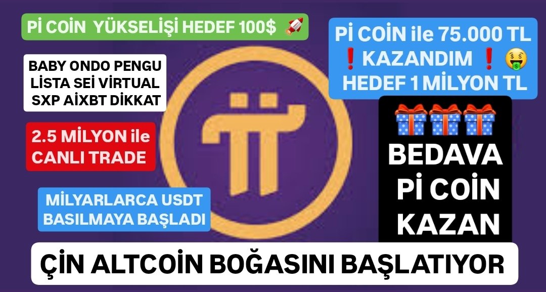 18:00 yeni video yayında 👇👇
youtu.be/JiytdKLIxzg?si…

$baby $snt $tao $gas $pi #btc #Bitcoin $btc $kaito $Red $hbar $tia $bera $pnut $om $ftt $tst $cake $bnb $me $trump $sol $ach $jup $xrp $sui $usual $arb $apt $s $coin $eth $arkm $wld $nft $ai $id $edu $ldo $eigen $tnsr $rez