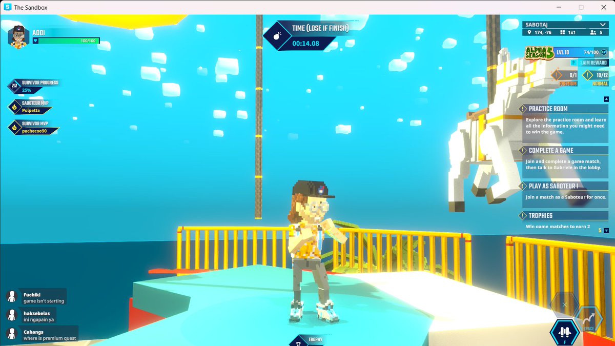 PoohG7i's tweet photo. Round and round we go in @TheSandboxGame 🎠 https://t.co/65Xaxgsgi4 #AlphaSeason5 https://t.co/yJhdptK6Mt