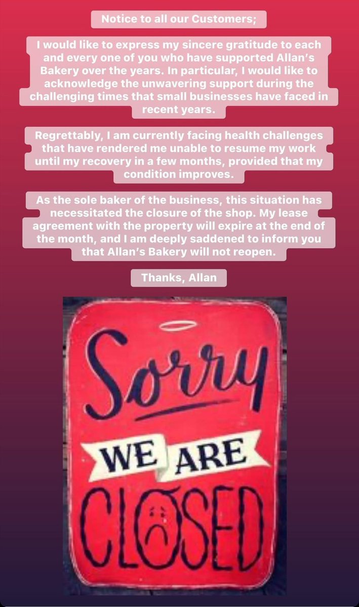 Notice to all our Customers
