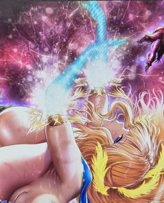 女神敗北4巻表紙、光の手の形を調整。
少し長かったので😌

でも、やはりミカエルさんは達磨ボディがいいなあ😊…
店舗購入特典用イラストでは、画像3枚目のような目隠しマスク付きで達磨で製作しています。 