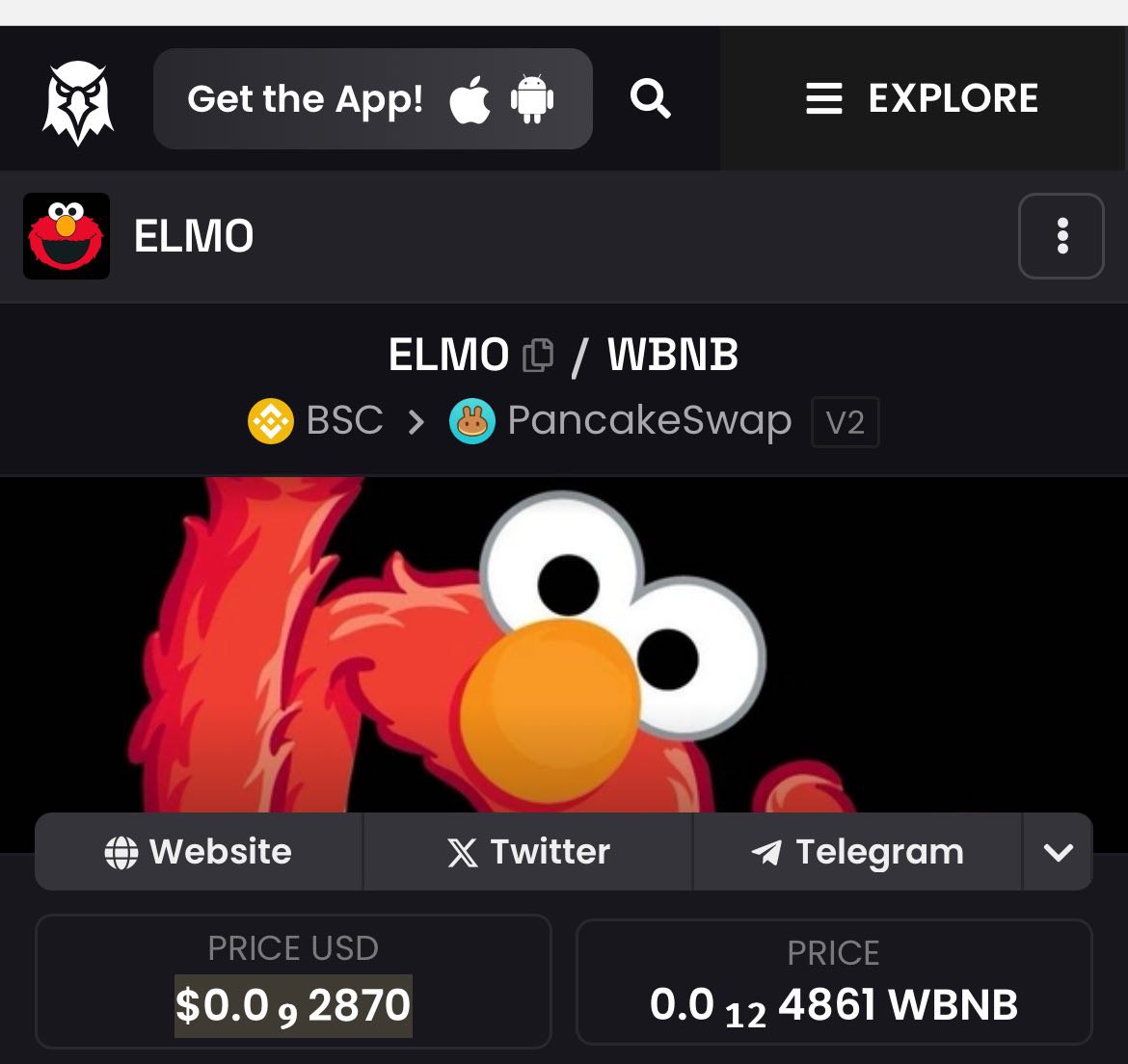 Elmo_BSC's tweet photo. ✅ELMO is live on DexScreener.

CA: 0x74a3198cda7Ec100A66f41248Cf30cFACC8Dd8d9

⭕They said you had time.
⭕They lied.
⭕The chart is moving. Bags are flying.

https://t.co/H8vuwyNxkb https://t.co/NMFp2X8Gig