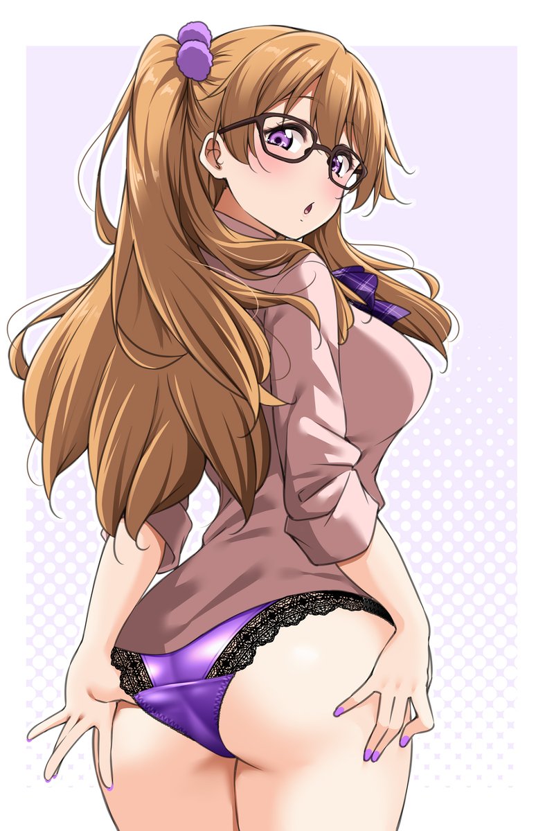 ギャル彼方ちゃんに紫下着😌😌😌😌😌