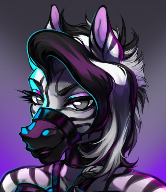 KaliWudhad's tweet photo. Ych in process! I've really dreamed of drawing a zebra for a very long time! And here she is! https://t.co/2if8jDpaul