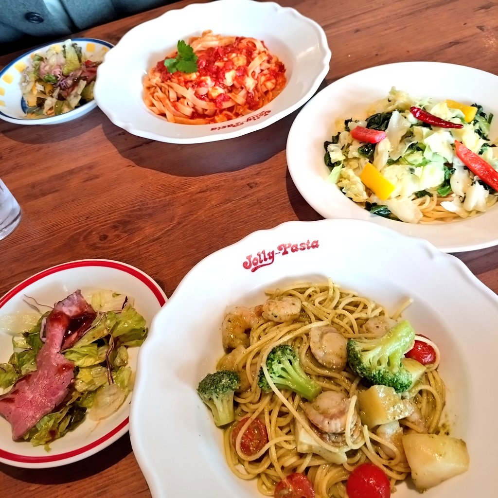 mojyo_mojyo's tweet photo. 去年、県内に初出店した
ジョリーパスタ行ってきた！
初めて食べたけど美味しかった🤤❤️ https://t.co/fqMcIuR4i2