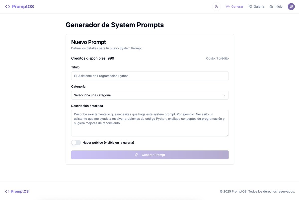 jrroag's tweet photo. 🚀 ¡Ya está aquí PromptOS!
Genera asistentes expertos para ChatGPT en segundos (¡sin pagar Plus!).
💡 Prompts con estructura, cadena de pensamiento y tono definido.
🎁 3 créditos gratis al registrarte.
🔓 Usa el código: PROMPTOS50OFF (50% OFF)
🔗 https://t.co/xCVL6hbzGD
#ChatGPT https://t.co/USPkoUybDY