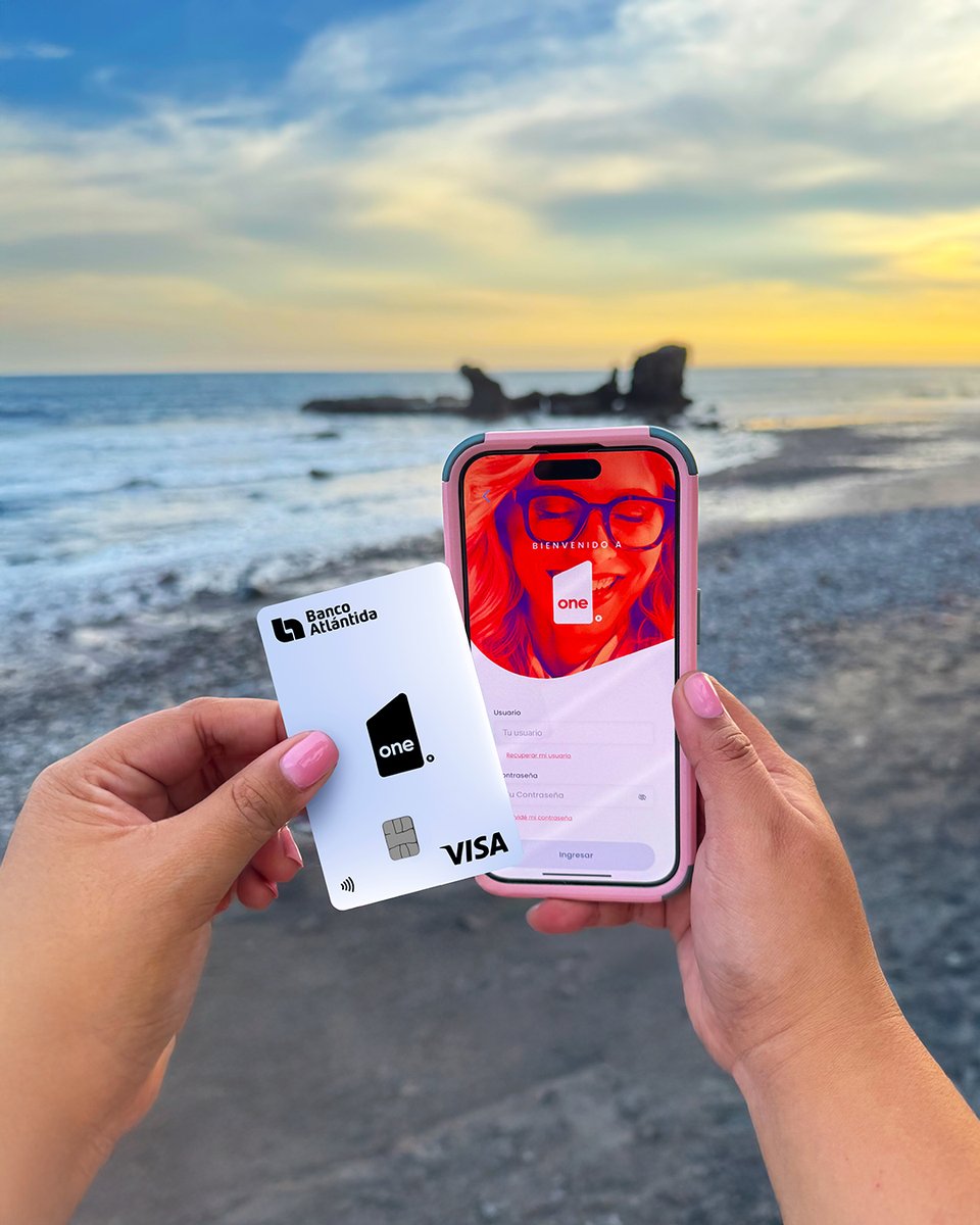 one_atlantidasv's tweet image. Pásatela Onederful en estas vacaciones comprando con tu Tarjeta de Crédito One y gestionando tus finanzas desde One App. 💳​📱​☀️

¡Felices vacaciones One Lovers! 🌴​😎​🧉​

#OneByBancoAtlántida #OneApp #TarjetaDeCréditoOne #Verano #VacacionesOne