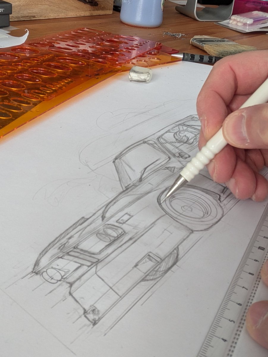 XavierFumoleau's tweet photo. Ce n’est pas juste une voiture.
C’est une œuvre d’art qui a roulé à plus de 280 km/h.
Voici les coulisses de mon illustration au crayon de couleur d’une légende du Mans.
🖍️ #Thread #AutoArt #CrayonDeCouleur 👇 https://t.co/3akC2OiRYY
