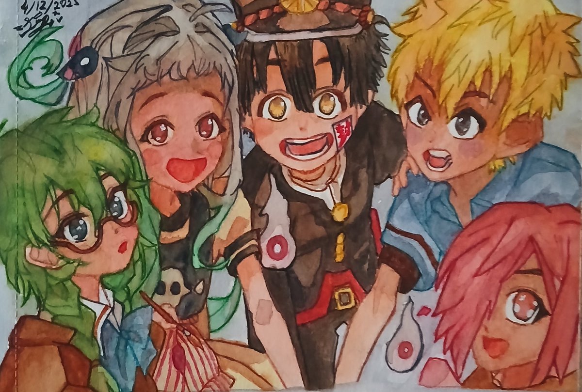 trufflshuffler's tweet photo. Tbhk cast!!

#tbhk #fanart #放課後少年花子くん https://t.co/B43Dx9dJFt