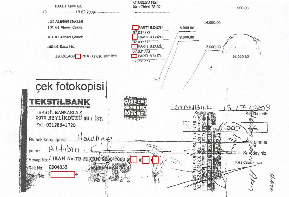 HATIRLATMA
Ekrem İmamoğlu 2009 yılında üye olabilmek için Ak Partiye 10bin dolar bağış yapmasına rağmen reddedildi.
