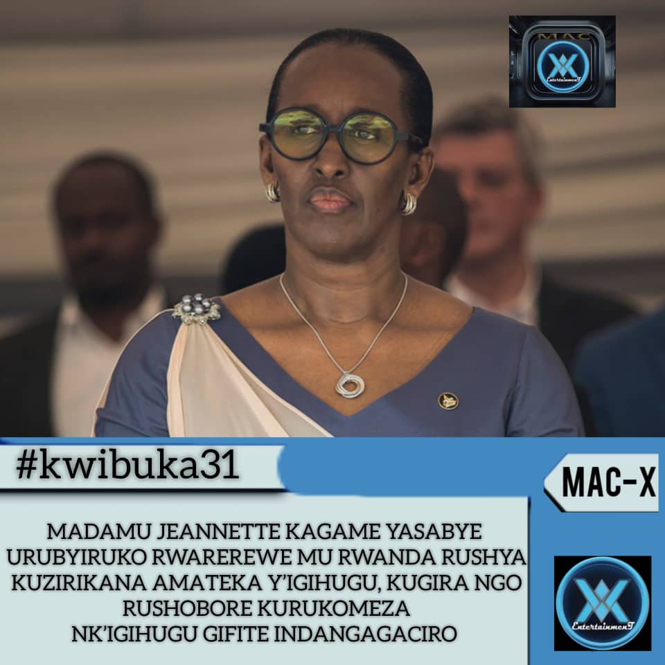mac_xentertainm's tweet photo. Mu butumwa yageneye Abanyarwanda muri ibi bihe byo Kwibuka ku nshuro ya 31 Jenoside yakorewe Abatutsi mu 1994, Umuyobozi Mukuru wa Unity Club Intwararumuri, Nyakubahwa Madamu Jeannette Kagame, yashimangiye ko Kwibuka atari ukugaruka ku mateka y’akababaro gusa, ahubwo ari umusingi w’Ubumwe n’Ubudaheranwa by’Abanyarwanda.

Madamu Jeannette Kagame yagize ati “Kwibuka ni intango y’Ubumwe n’Ubudaheranwa bw’Abanyarwanda!”

#kwibuka31