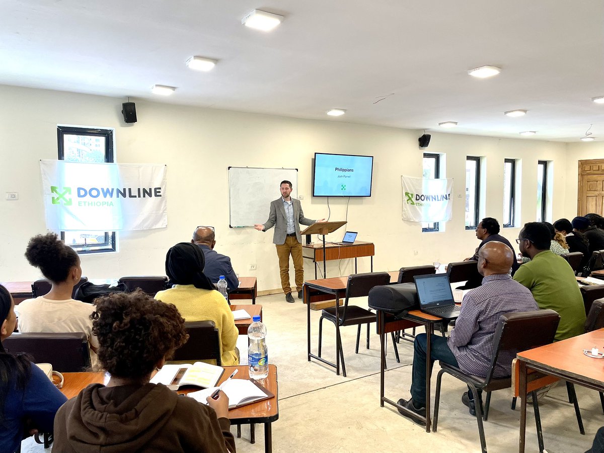 JoshPannell's tweet photo. It was a joy today to teach on “Gospel-Centered Living” from Philippians today at IEC.

Drawing from Paul’s own teatimoney in Philippians 3, the central question was, 

“Could it be that the very thing keeping you from Christ… is your confidence in your own righteousness?” https://t.co/qC4EdYfP9E
