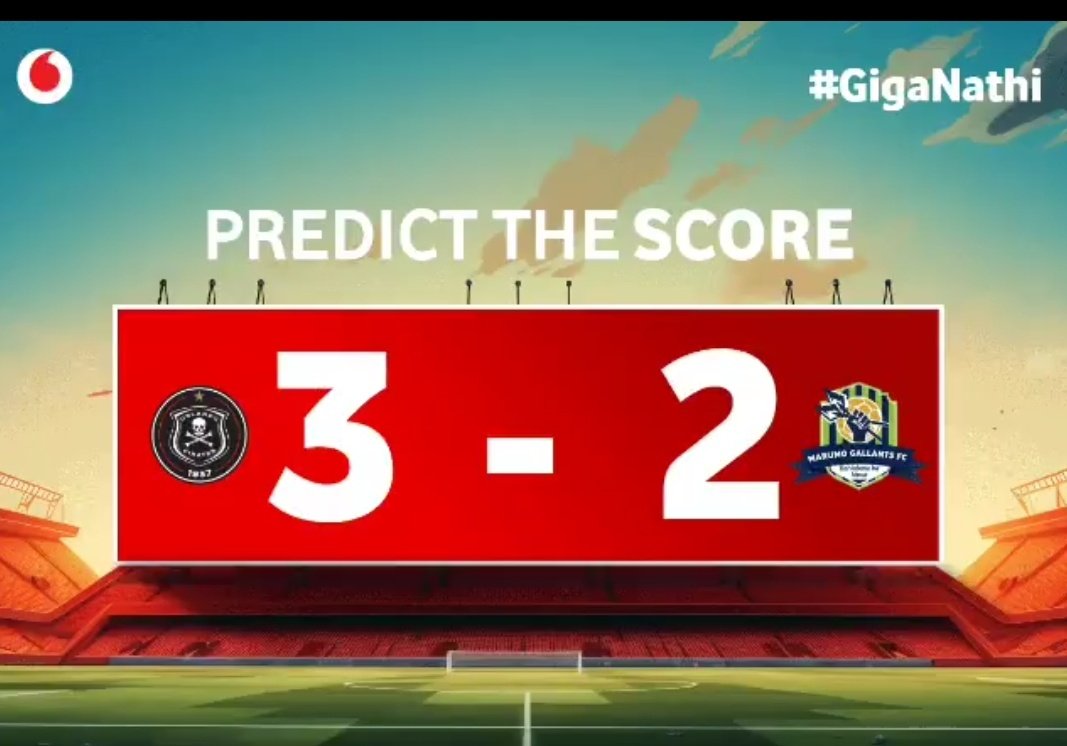 Ntsomi's tweet photo. @Vodacom @orlandopirates The Ghost will continue their title defense. https://t.co/AEWGlp2XId