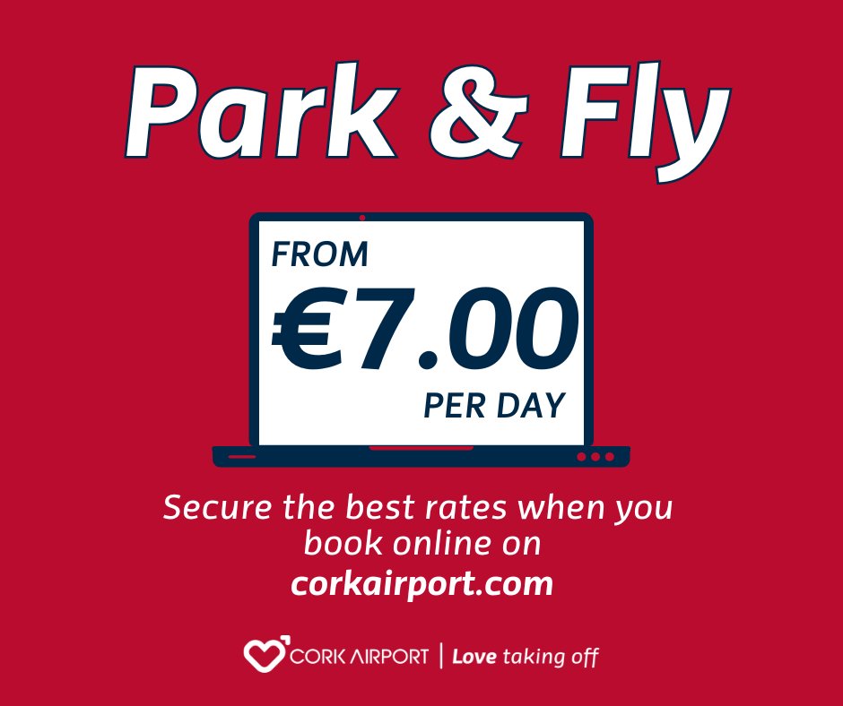Flights ✅ 
Accommodation ✅ 
Parking ❓ 

Don't delay - book your car parking today on corkairport.com

#LoveTakingOff