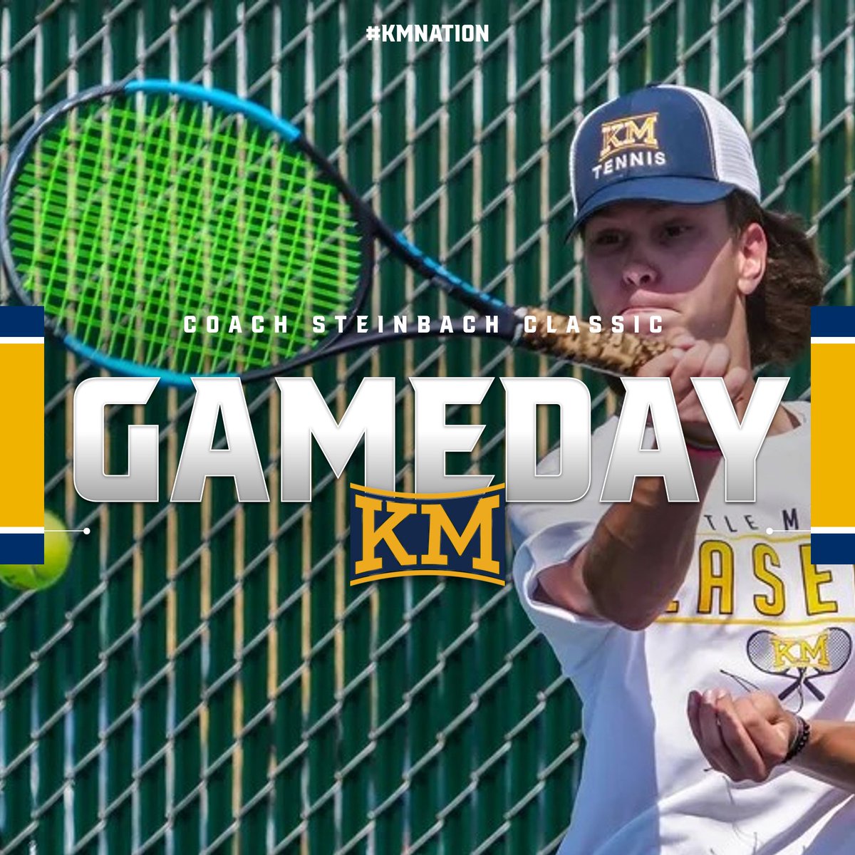 KMLasersTennis's tweet photo. Tennis balls aren't the only thing rolling, as the Lasers look to keep their momentum moving forward in the next round of the Coach Steinbach Classic!  Watch the Laser Lads take on Monona Grove @ Kettle Moraine bright &amp; early at 9am! #KMNation 🎾🔥💪 https://t.co/4GOwhDRWkX