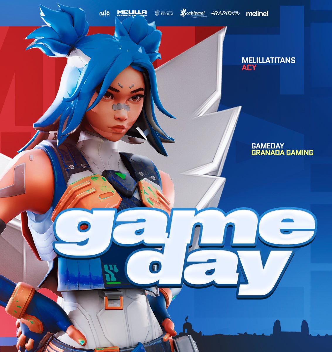 GAMEDAY | GRANADA GAMING Q2

Esta tarde tenemos la oportunidad de ser mejores que ayer (tampoco será muy complicado) 🫡

⏰| 17:00
📺| berniedrums (Twitch)

#WeAreTitans || #MelillaDestinoDeInversion🏝️
