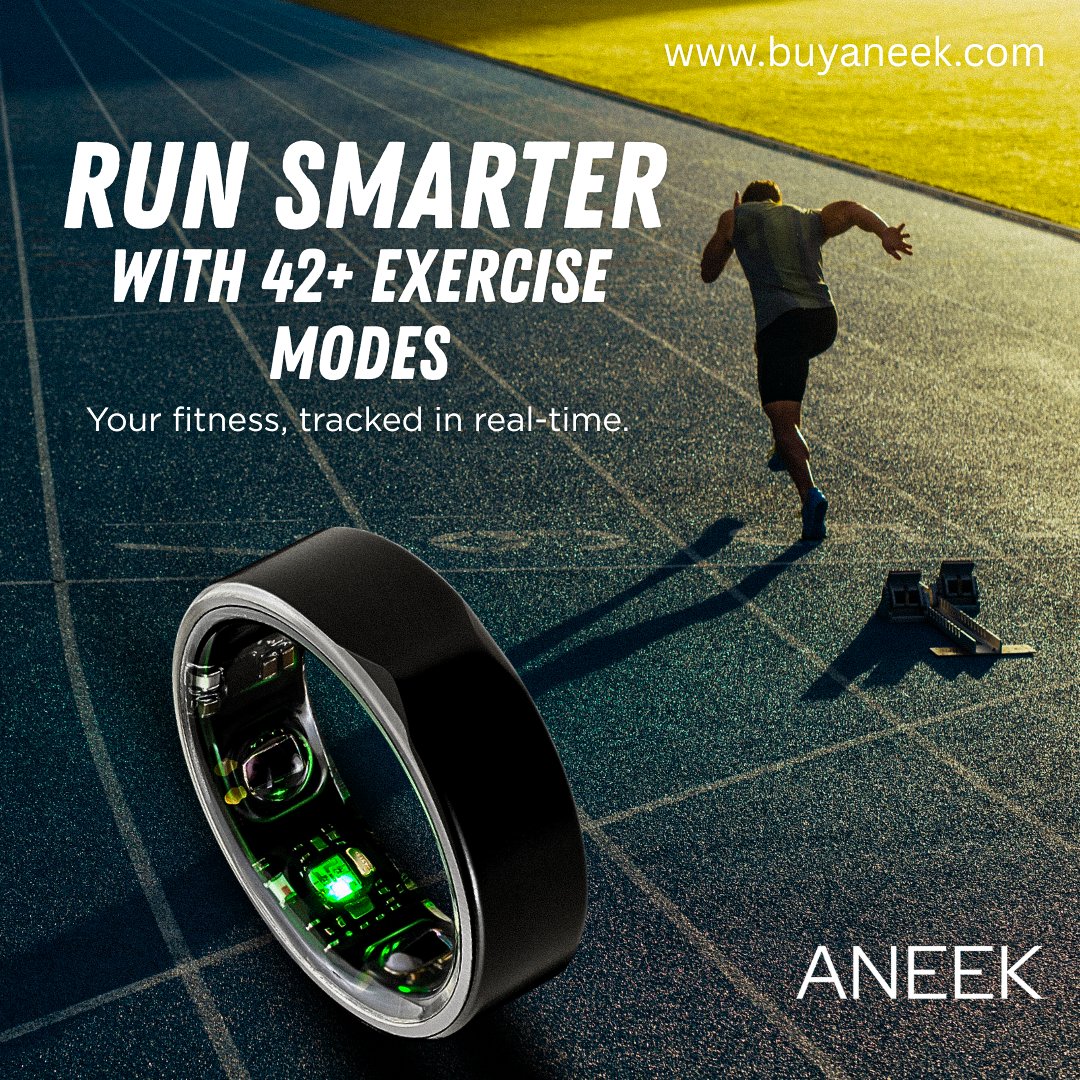 ANEEK278341's tweet photo. Run smarter with the ANEEK Smart Ring 🏃‍♂️
📈 42+ exercise modes
🧠 Real-time fitness tracking
💻 https://t.co/sk7TqkI0q0
Smash your fitness goals with smart tech on your finger. 💪
#ANEEK #SmartRing #FitnessTech #RunSmarter #WearableTech https://t.co/G0LryX5FTq