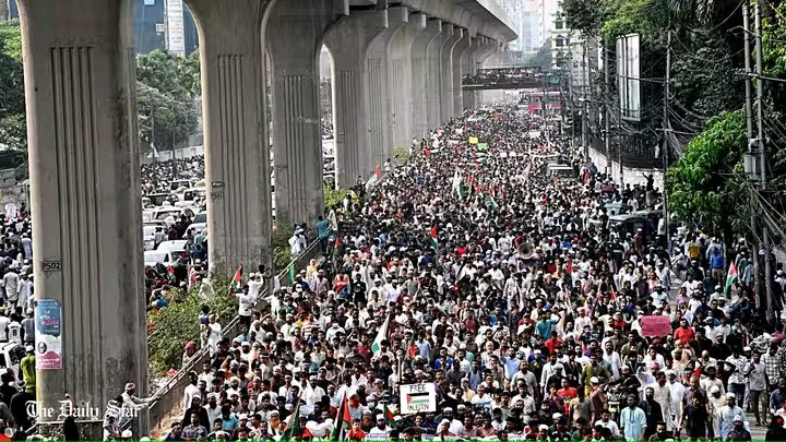 smhasnat02's tweet photo. মার্চ ফর গাজা 🔥
#FreePalestina 
#MarchForGaza 
#StopGazaGenocide‌NOW https://t.co/CjlSQYIGP4