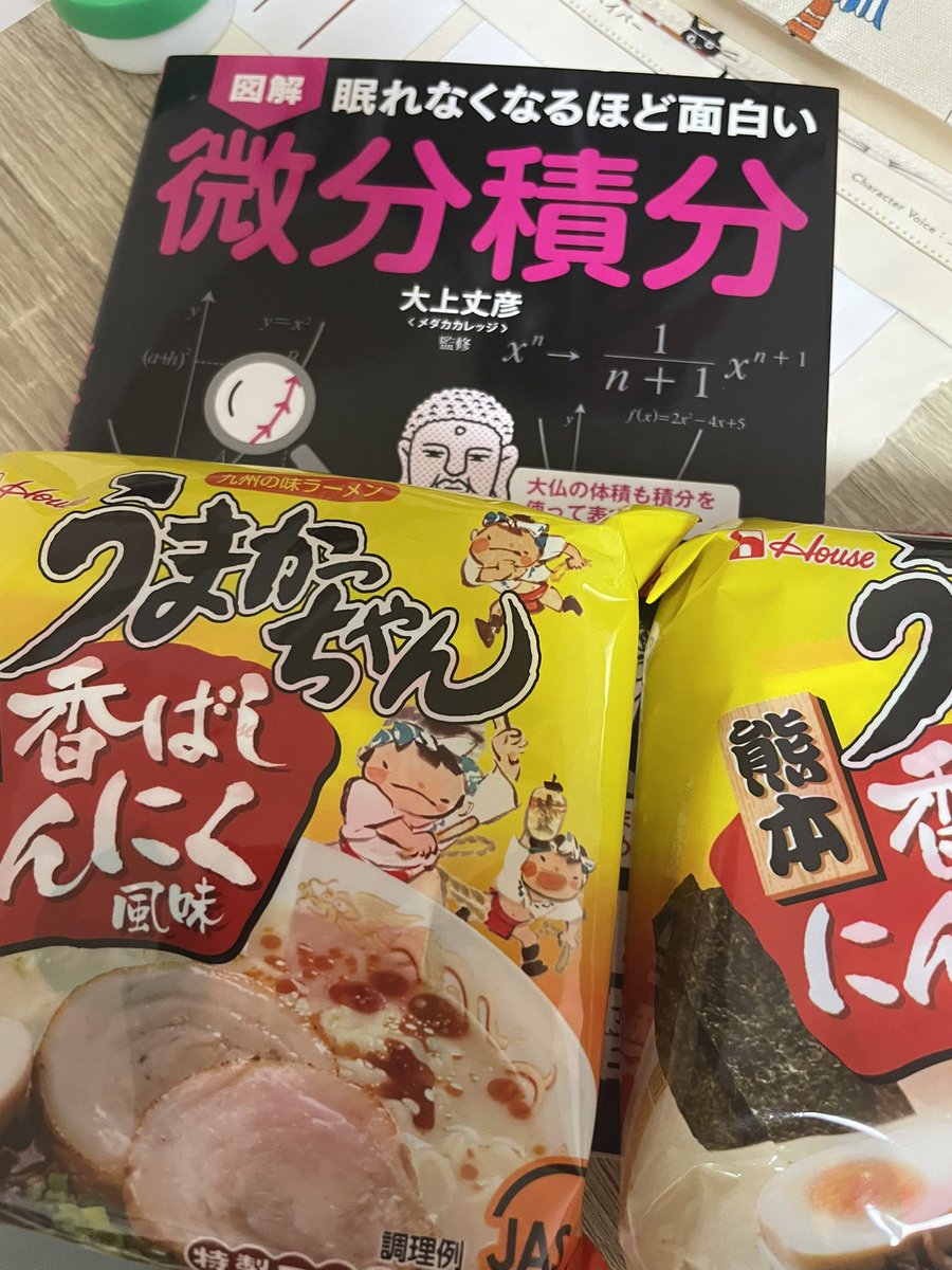 これは自分へのお土産の本と、見かけてつい買っちゃったうまかっちゃんです。 