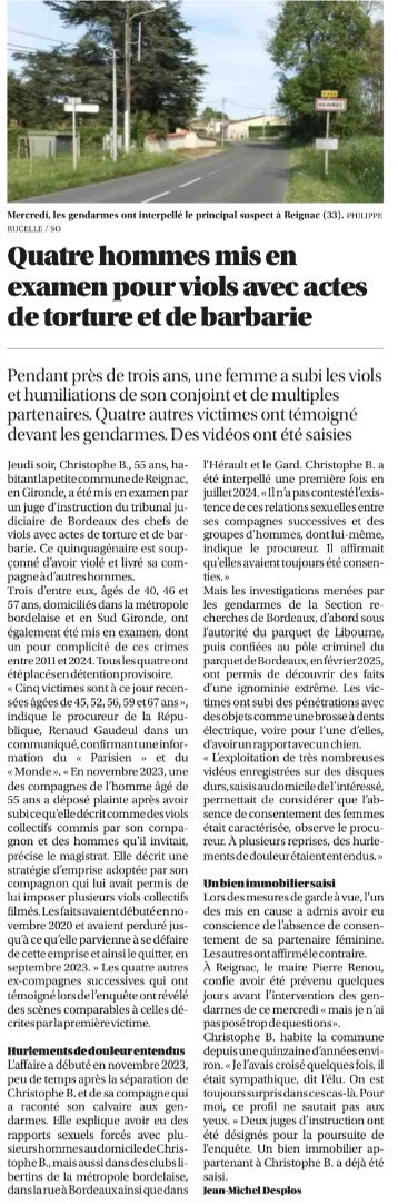 AnttonRouget's tweet photo. Le chef du renseignement en Dordogne violente sa maîtresse.

4 hommes arrêtés en Gironde pour torture sur 5 femmes.

Un amant déjà condamné qui brûle sa maîtresse dans le Lot.

Un autre déjà condamné qui tue sa femme à Saintes.

Journée ordinaire dans @sudouest ce samedi👇 https://t.co/Oas0ypFWXK