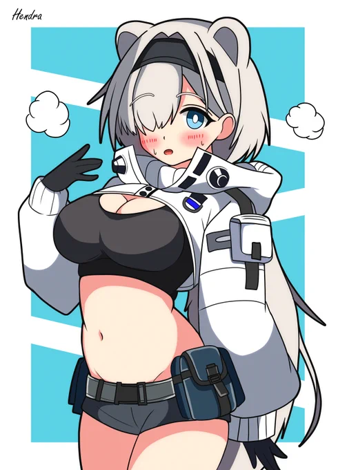 #アークナイツ #明日方舟オーロラちゃんはムレムレだしデカいよ 