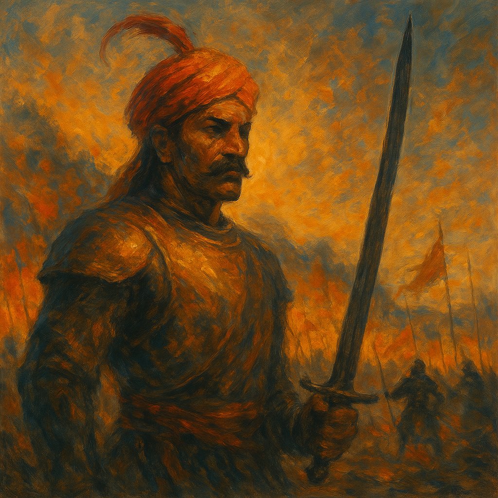 Not all kings are born from wombs. Some emerge from the clash of steel and the curses of shattered temples.

Rana Sanga wasn’t a man. He was a walking wound carved into the battlefield of Bharat — and the wound bled honour.

The blood in his veins was not red. It was chiseled
