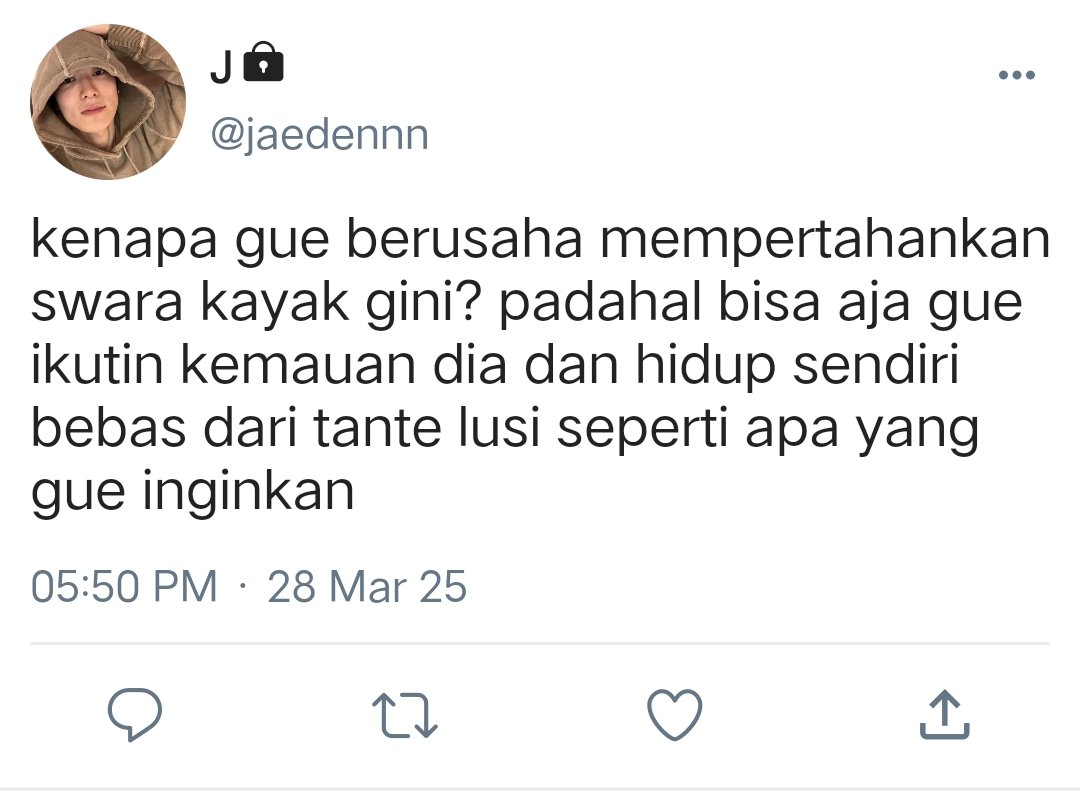 thissperanza's tweet photo. 16. Ada alasan apa sebenarnya? https://t.co/BraT8tKiZg