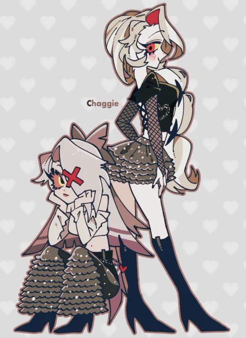 chaggie #HazbinHotelFanart #chaggie 