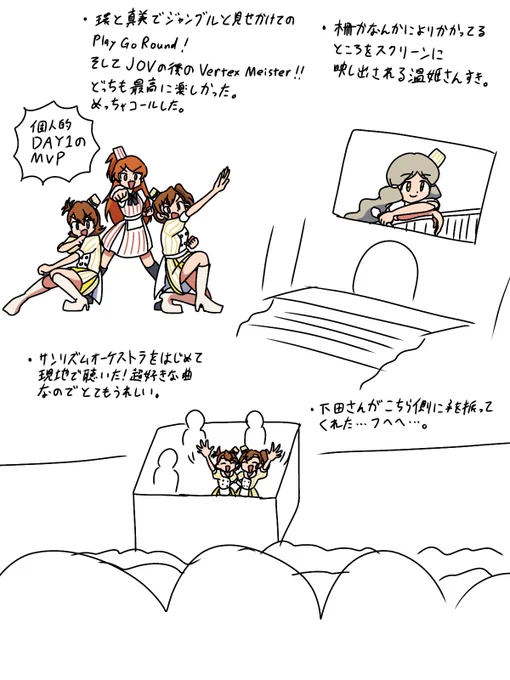 ASの演者さんたちのパフォーマンスを初めて生で見てめちゃめちゃテンション上がりました
未だに心がSSAにある…
#アイマスハッチポッチ2
#アイマスハッチポッチ2_day1
#アイマスハッチポッチ2_day2 