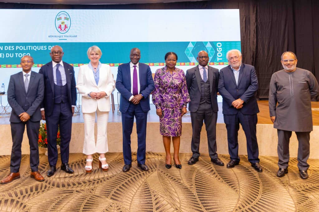 ousmane_diagana's tweet photo. Earlier this week, I had the privilege of participating in the launch of the #Togo Economic Transformation Policies Review. A coordinated strategy among development partners, the government, and the private sector is essential for achieving Togo's development goals. #EPTE https://t.co/yIALorh9K2