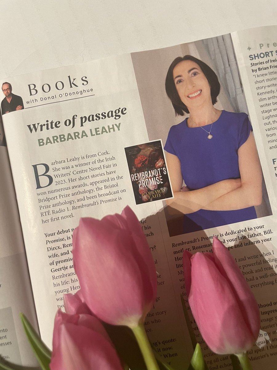 Barbara Leahy (@barbleahy) on Twitter photo Thank you Donal O’Donoghue for this lovely piece in the RTÉ Guide!🌷
#rembrandtspromise <a href="/RTE_GUIDE/">RTÉ Guide</a> <a href="/RTESunMisc/">Sunday Miscellany</a> <a href="/RTEArena/">RTE Arena</a> <a href="/RTE_Culture/">Culture on RTÉ</a> <a href="/eriu_books/">Eriu</a> <a href="/GillHessLtd/">Gill Hess Associates</a> Thank you Donal O’Donoghue for this lovely piece in the RTÉ Guide!🌷
#rembrandtspromise <a href="/RTE_GUIDE/">RTÉ Guide</a> <a href="/RTESunMisc/">Sunday Miscellany</a> <a href="/RTEArena/">RTE Arena</a> <a href="/RTE_Culture/">Culture on RTÉ</a> <a href="/eriu_books/">Eriu</a> <a href="/GillHessLtd/">Gill Hess Associates</a>