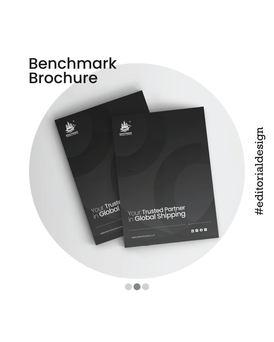 threedotdesigns's tweet photo. We helped Benchmark Shipping set sail with a corporate brochure that speaks across oceans 🌍📘
📦Global logistics never looked this good.
#BrochureDesign #DesignExcellence #glazinginnovation #threedotdesigns #3dd https://t.co/2AdjeZdQaD