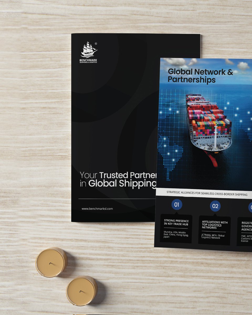threedotdesigns's tweet photo. We helped Benchmark Shipping set sail with a corporate brochure that speaks across oceans 🌍📘
📦Global logistics never looked this good.
#BrochureDesign #DesignExcellence #glazinginnovation #threedotdesigns #3dd https://t.co/2AdjeZdQaD