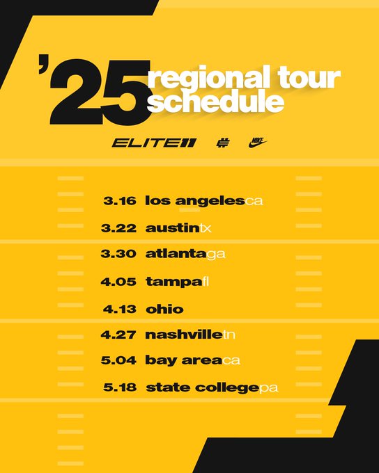 Luke Anzlovar (@anzlovarluke) on Twitter photo Ready to compete at the <a href="/Elite11/">Elite11</a> tomorrow in Massillon, Ohio! <a href="/CoachShaqWash/">Shaq Washington🏁</a> <a href="/CoachDarden34/">Coach Brian Darden</a> <a href="/BigMarshMello72/">Marshal Davis</a> <a href="/Stumpf_Brian/">Brian Stumpf</a> <a href="/JaredLuginbill/">Jared Luginbill</a> <a href="/mgoul/">Matt Goul</a> <a href="/SWiltfong_/">Steve Wiltfong</a> <a href="/OhioPrepsRivals/">Ohio Preps</a> <a href="/AllenTrieu/">Allen Trieu</a> <a href="/Bryan_Ault/">Bryan Ault - Midwest Scout</a> <a href="/rawtalentsport1/">rawtalentsports</a> <a href="/MSR_Ohio/">John McCallister</a> <a href="/adamgorney/">Adam Gorney</a> <a href="/EFrantzMP/">Eric Frantz</a> <a href="/ChadSimmons_/">ChadSimmons</a> <a href="/mickdwalker/">Mick Walker</a> Ready to compete at the <a href="/Elite11/">Elite11</a> tomorrow in Massillon, Ohio! <a href="/CoachShaqWash/">Shaq Washington🏁</a> <a href="/CoachDarden34/">Coach Brian Darden</a> <a href="/BigMarshMello72/">Marshal Davis</a> <a href="/Stumpf_Brian/">Brian Stumpf</a> <a href="/JaredLuginbill/">Jared Luginbill</a> <a href="/mgoul/">Matt Goul</a> <a href="/SWiltfong_/">Steve Wiltfong</a> <a href="/OhioPrepsRivals/">Ohio Preps</a> <a href="/AllenTrieu/">Allen Trieu</a> <a href="/Bryan_Ault/">Bryan Ault - Midwest Scout</a> <a href="/rawtalentsport1/">rawtalentsports</a> <a href="/MSR_Ohio/">John McCallister</a> <a href="/adamgorney/">Adam Gorney</a> <a href="/EFrantzMP/">Eric Frantz</a> <a href="/ChadSimmons_/">ChadSimmons</a> <a href="/mickdwalker/">Mick Walker</a>