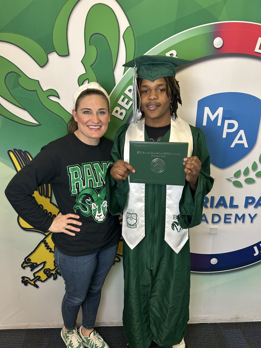 So proud of this Berkner Ram! #RamsChargingForward #Ramily